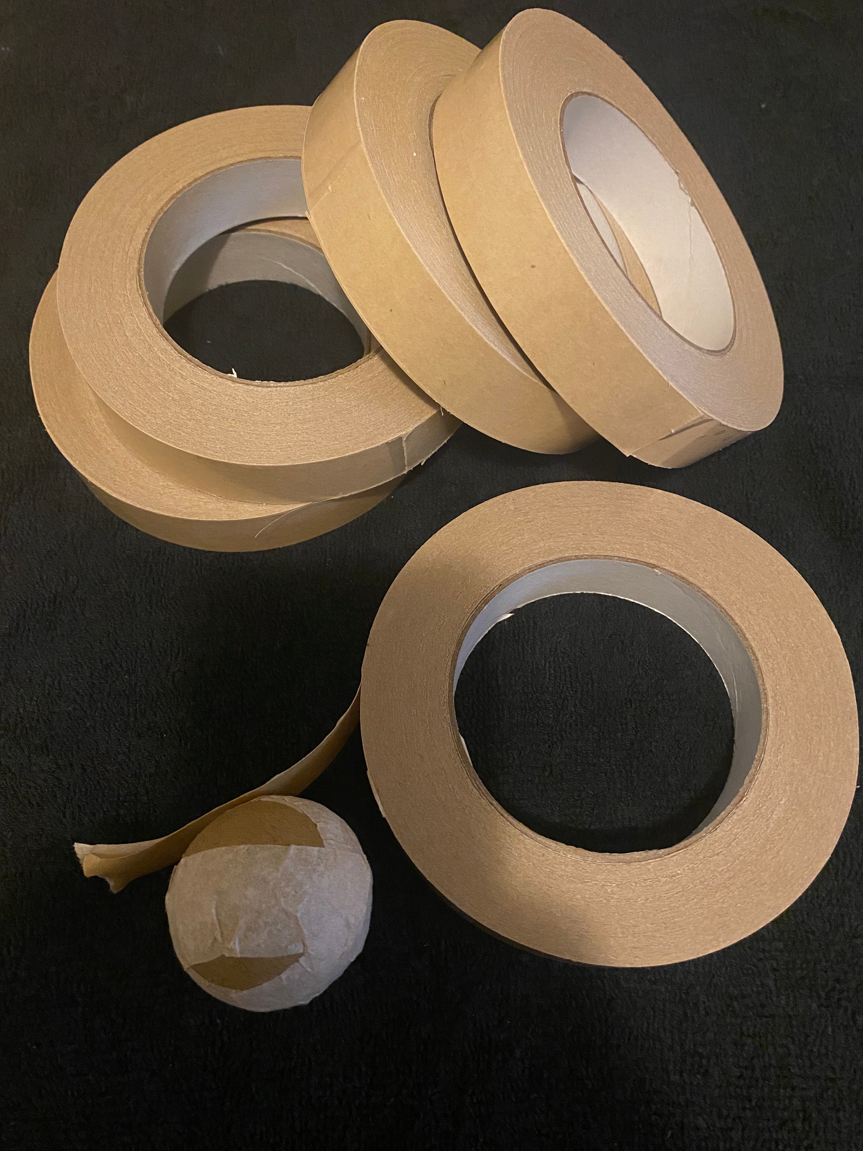 .94” Wide Self Adhesive Paper Ball Shell Tape